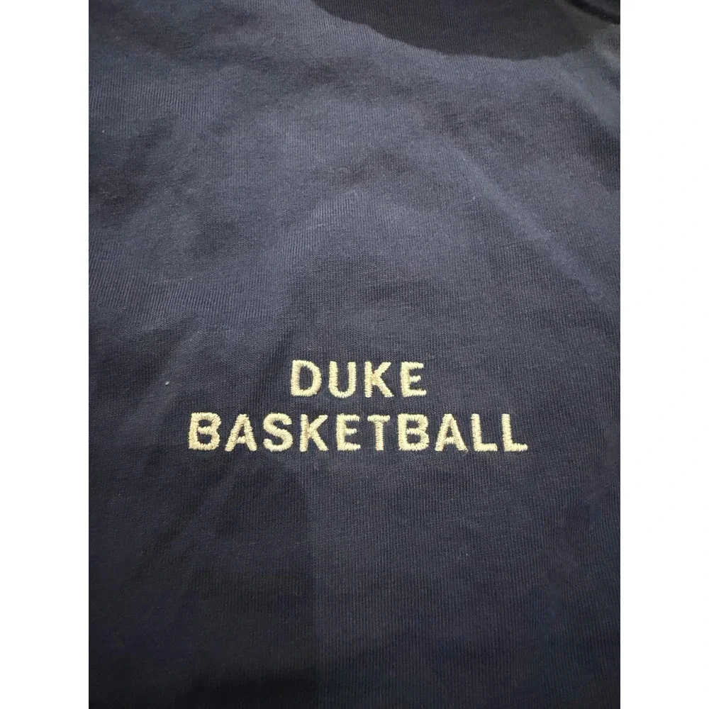 Nike Polo Shirt Mens Large Blue Duke Basketball Alpha Project Vintage Sportswear